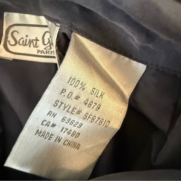 Vintage Saint‎ Germain Paris 100% silk beaded jacket - Picture 3 of 6